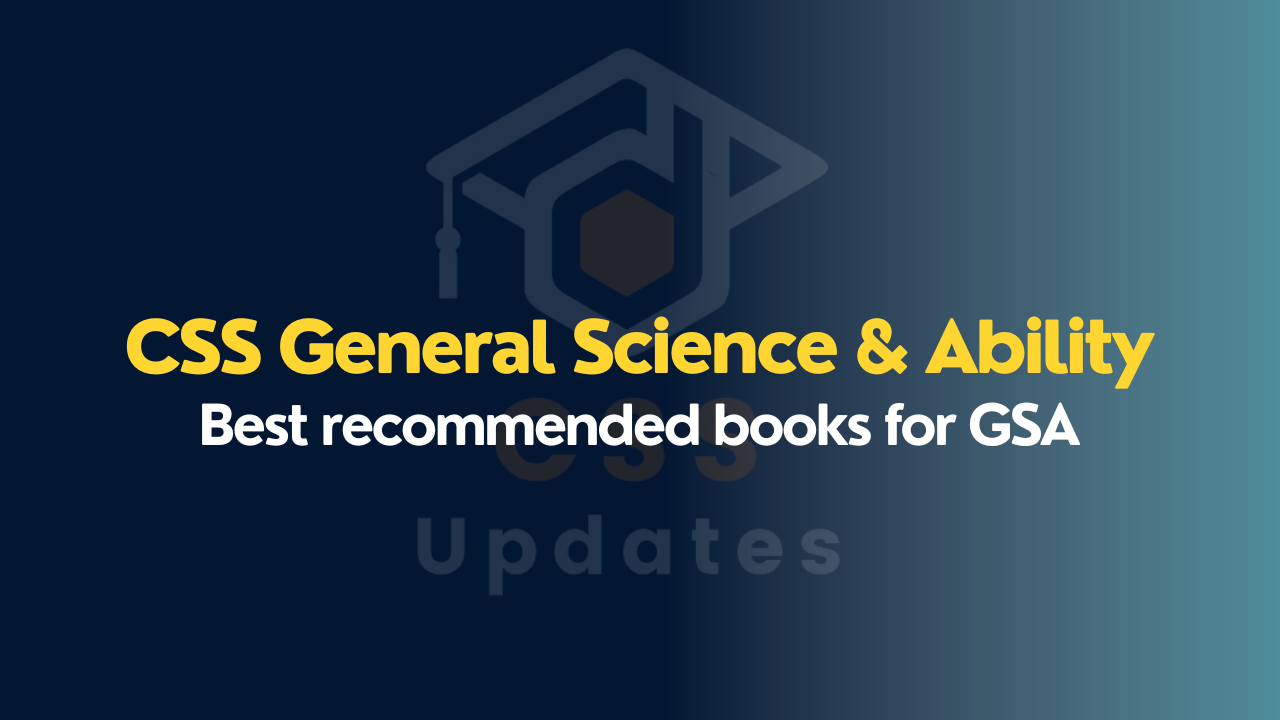 General Science and Ability Books for CSS