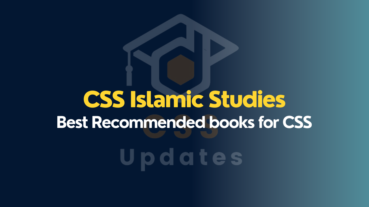 Islamic Studies Books for CSS