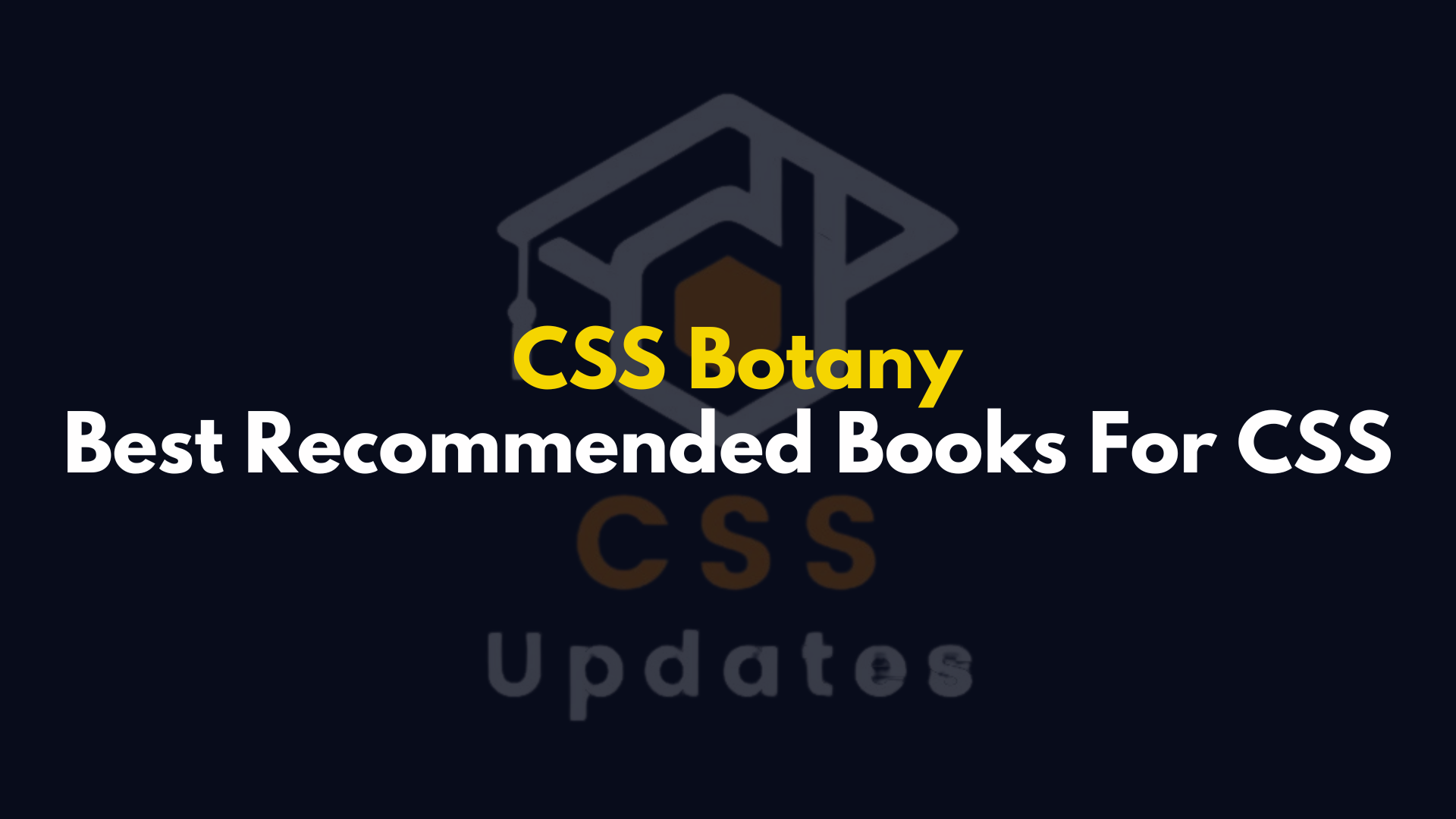 Botany Books for CSS