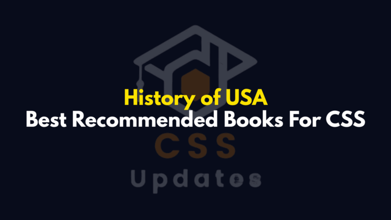 History of USA Books for CSS