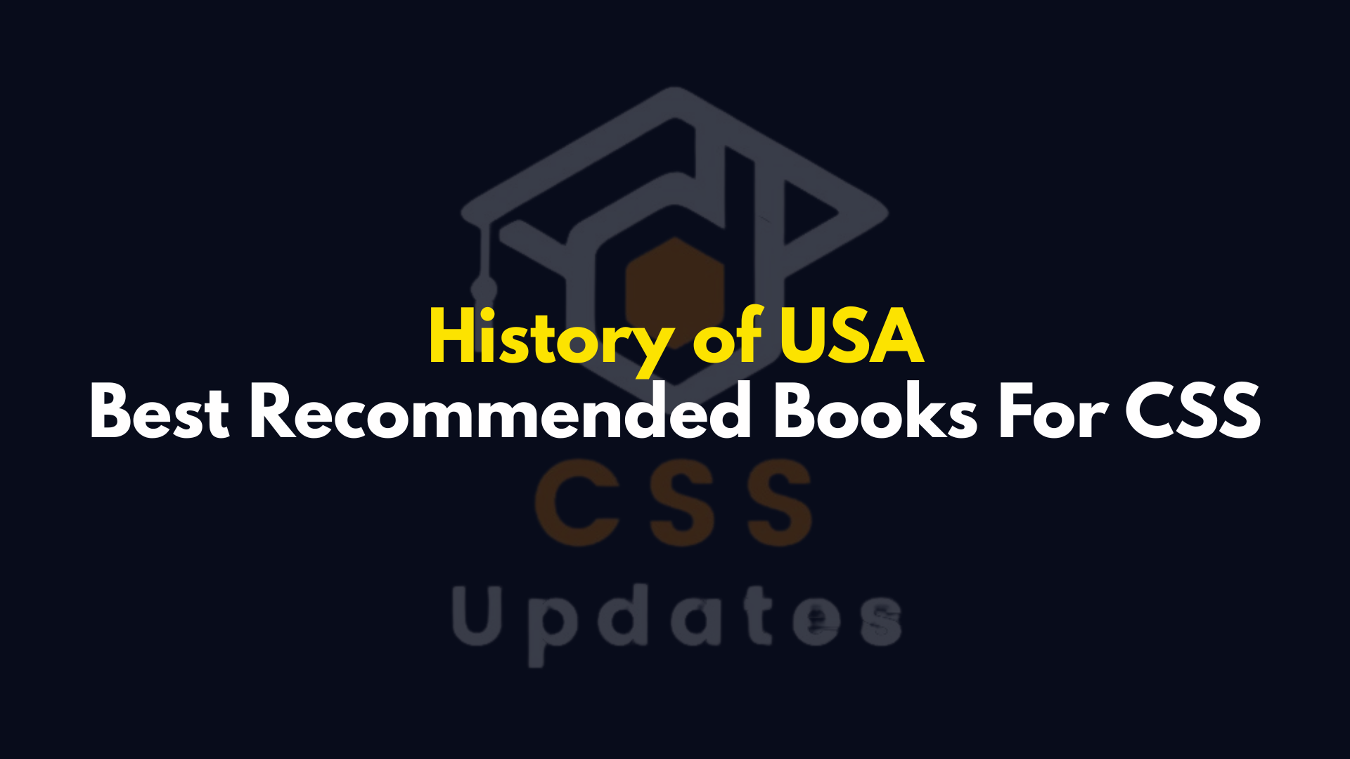 History of USA Books for CSS