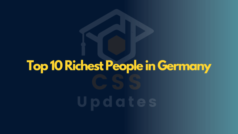 Top 10 Richest People in Germany