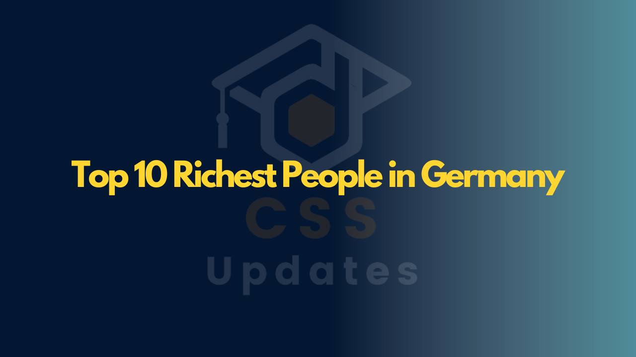 Top 10 Richest People in Germany