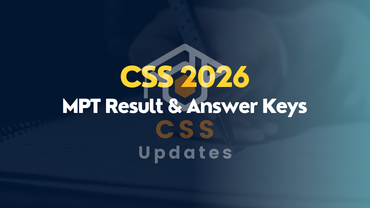 CSS MPT Result 2026